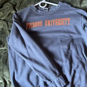friends university crew neck